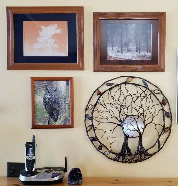 Circle Of Life-Metal Tree Wall Art | Skanto