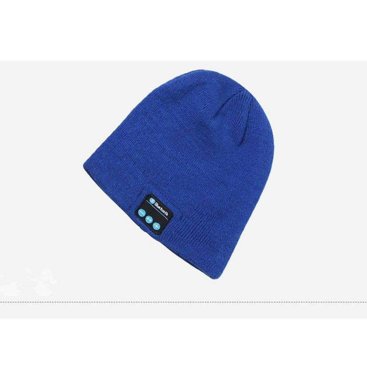 Skanto | Trådløs Bluetooth Smart Hat Caps Høyttaler med Ørepropper og Volumkontroll Mikrofon Varm Vinter