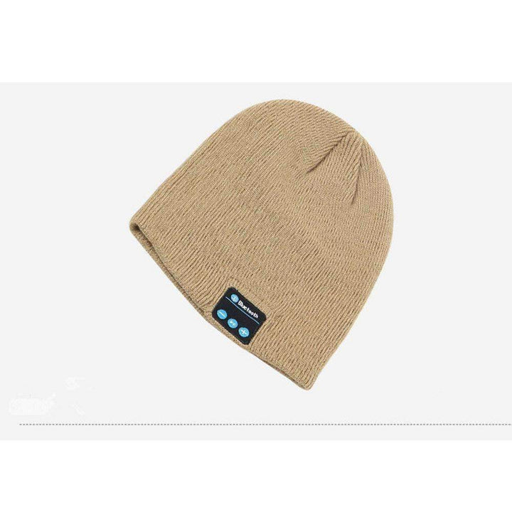 Skanto | Trådløs Bluetooth Smart Hat Caps Høyttaler med Ørepropper og Volumkontroll Mikrofon Varm Vinter