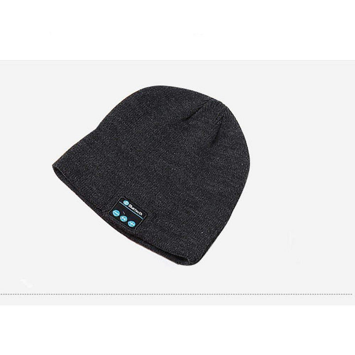 Skanto | Trådløs Bluetooth Smart Hat Caps Høyttaler med Ørepropper og Volumkontroll Mikrofon Varm Vinter