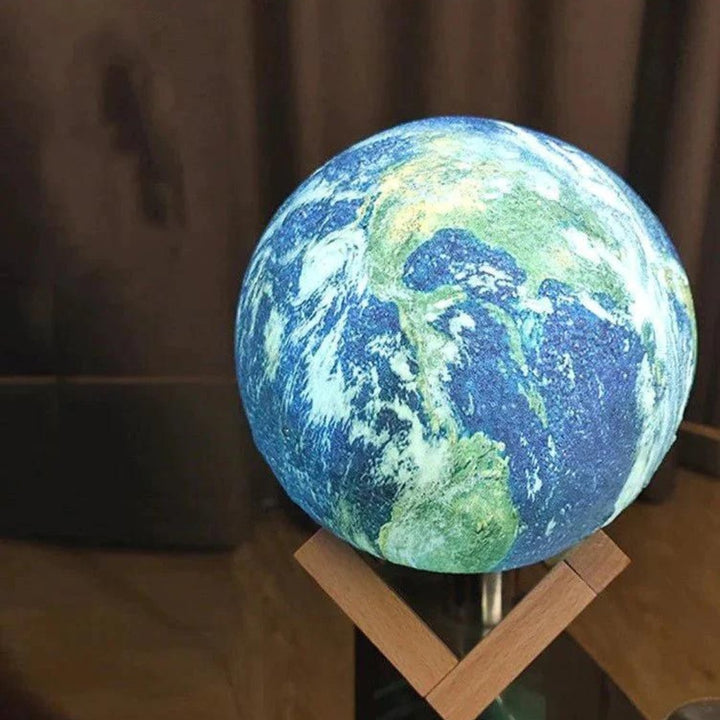 Skanto 3D Jordlampe | LED nattlys med fargeforandring | Hjem & barneromsdekorasjon