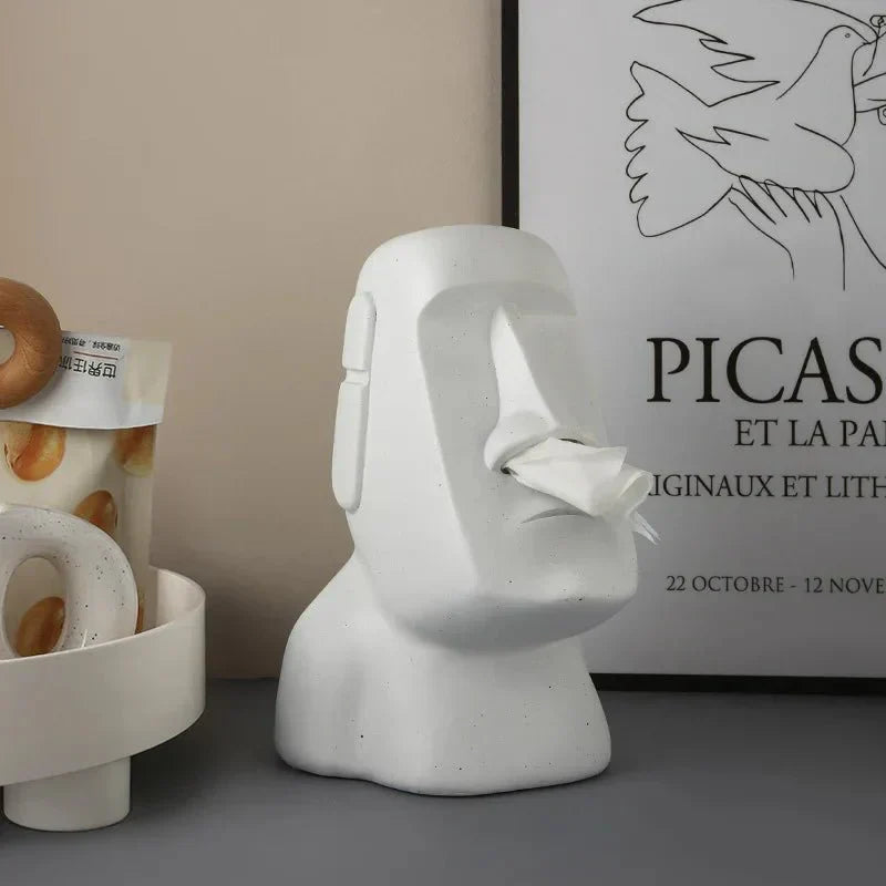 Skanto | Pappeske i Påskeøya-statuer design