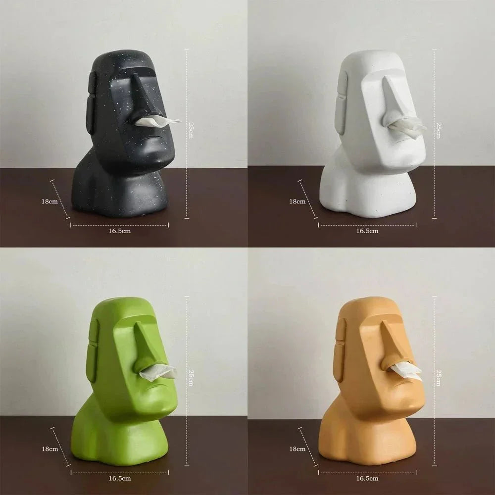 Skanto | Pappeske i Påskeøya-statuer design