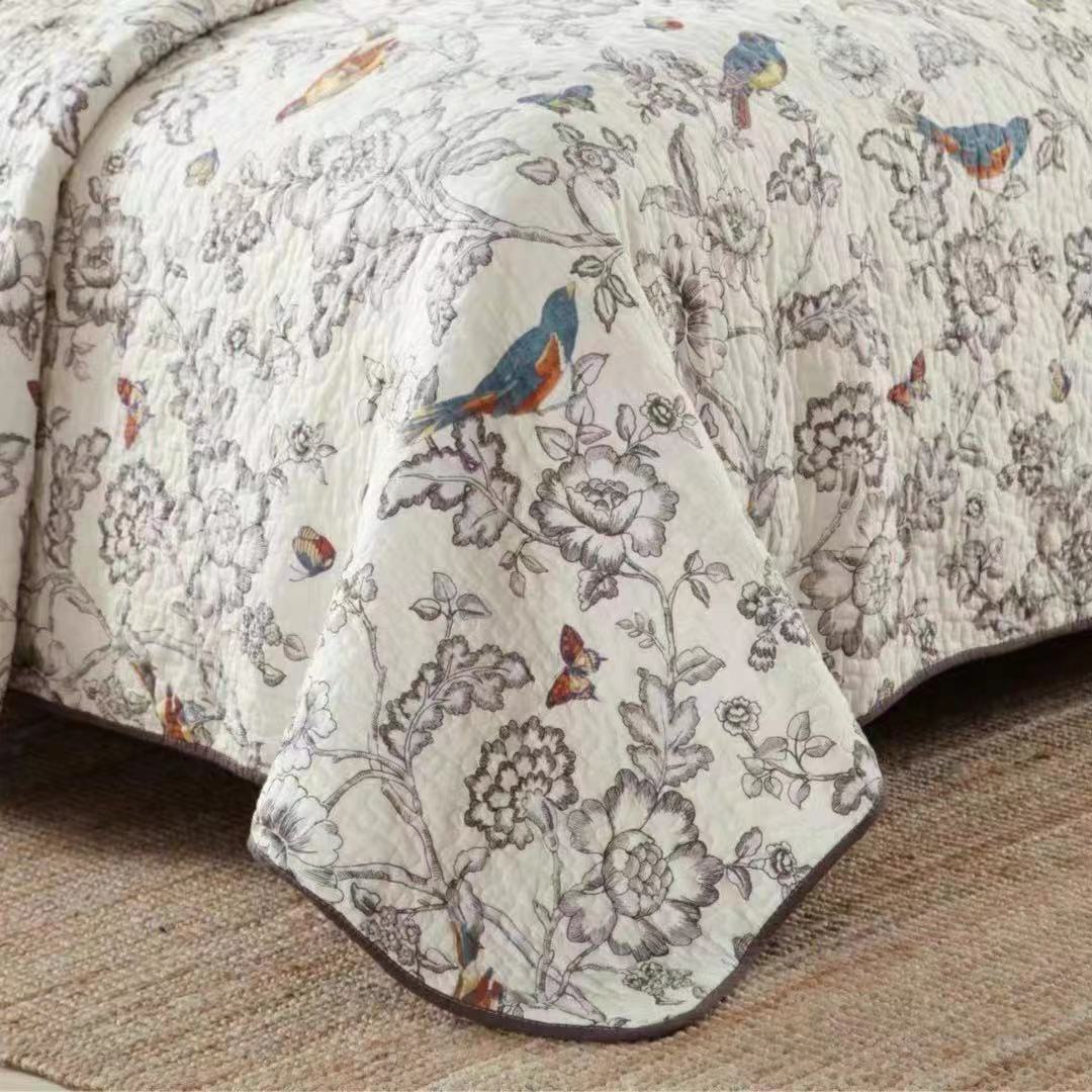 Skanto | Jule 100% Bomull Vann Quilt Tre-dels Sett
