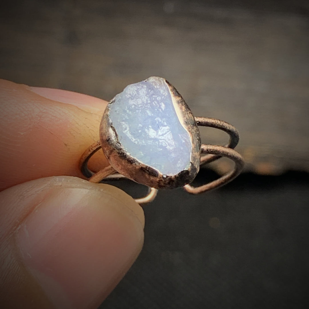 Skanto | Naturlig Ubehandlet Fødselsten Ring - Selina
