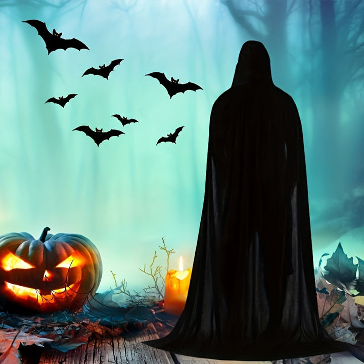 Skanto | Unisex Lang Hette Halloween Kostyme Kappe | Elegant Vintage