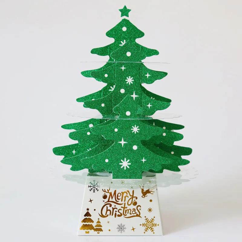 Skanto | Juledekorasjoner Mini Desktop Julehilsen Kort Ornamenter