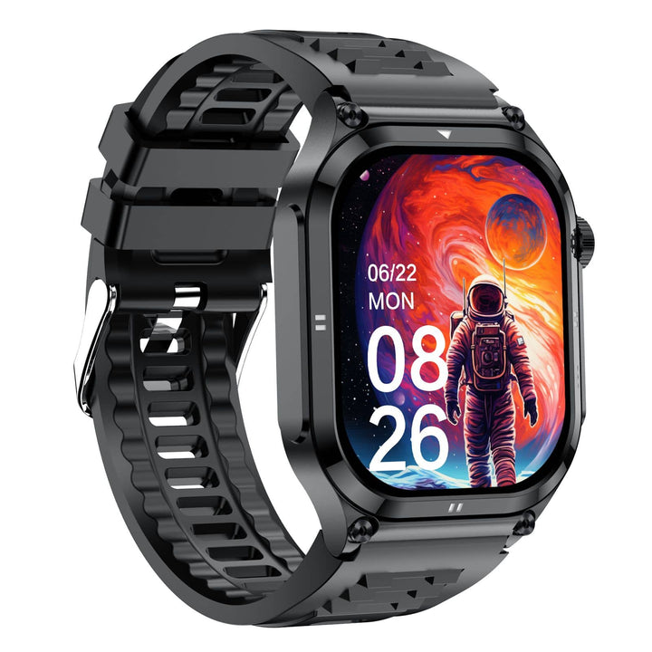 Skanto |  Amoled Slim Blodglukose Utendørs Ecg/Ekg Bluetooth Anrop Helsemåling Smartklokke