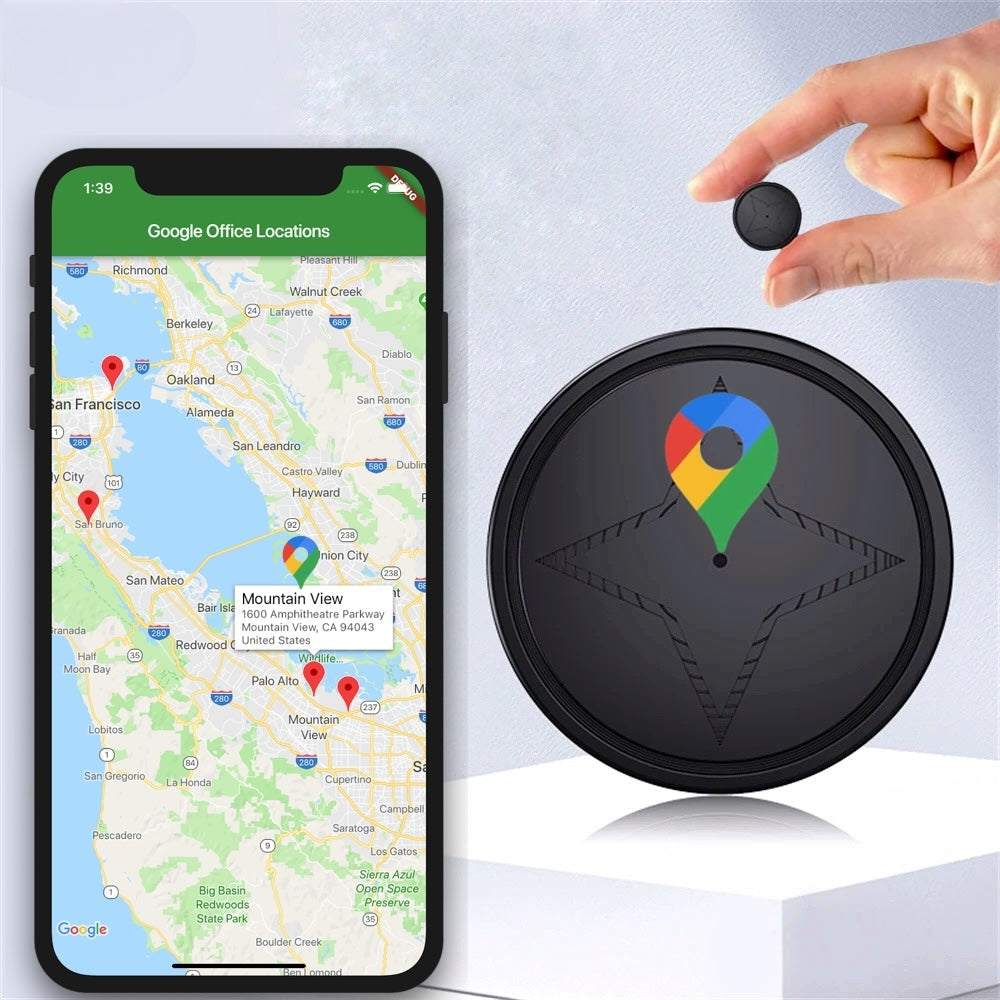 AutoGuard GPS Tracker Mini – Wasserdichter magnetischer Fahrzeug-Tracker