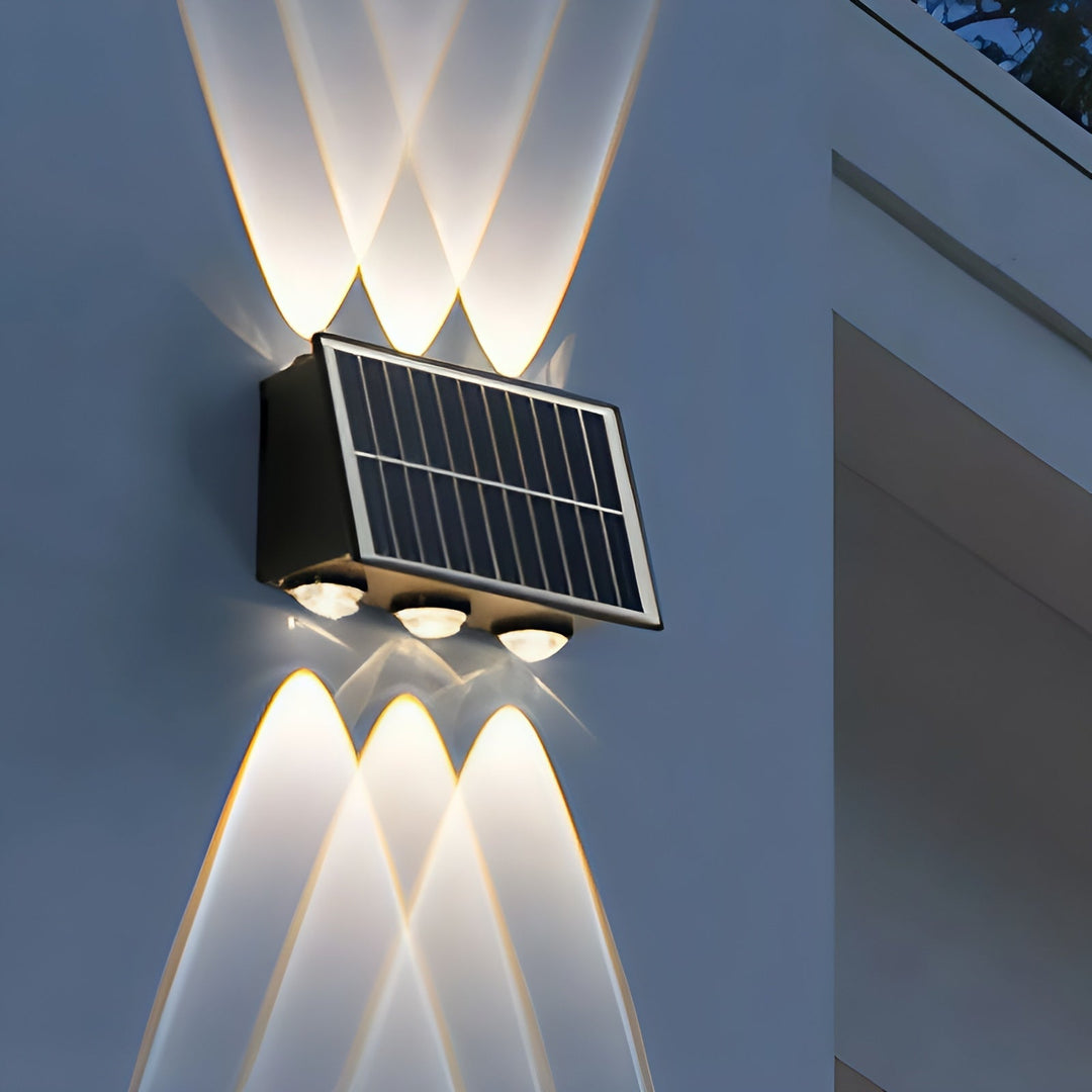 Skanto | Vegglykt Utendørs Sol LED Varm Hvit