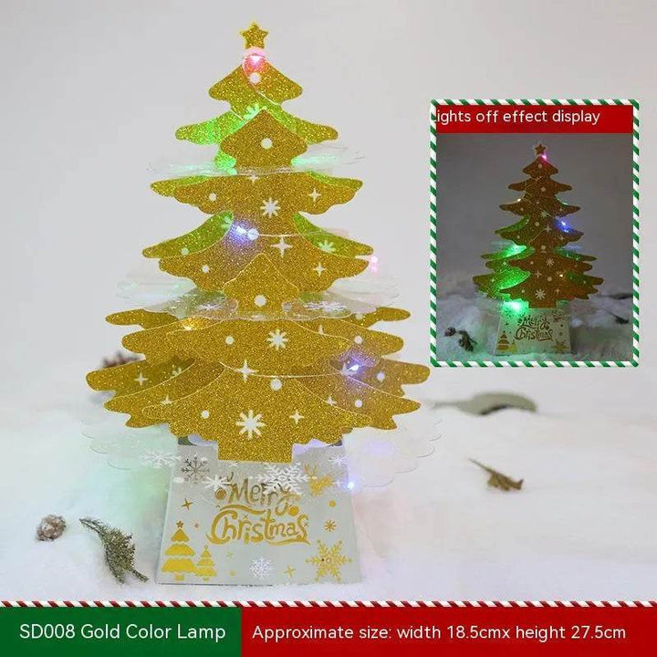 Skanto | Juledekorasjoner Mini Desktop Julehilsen Kort Ornamenter