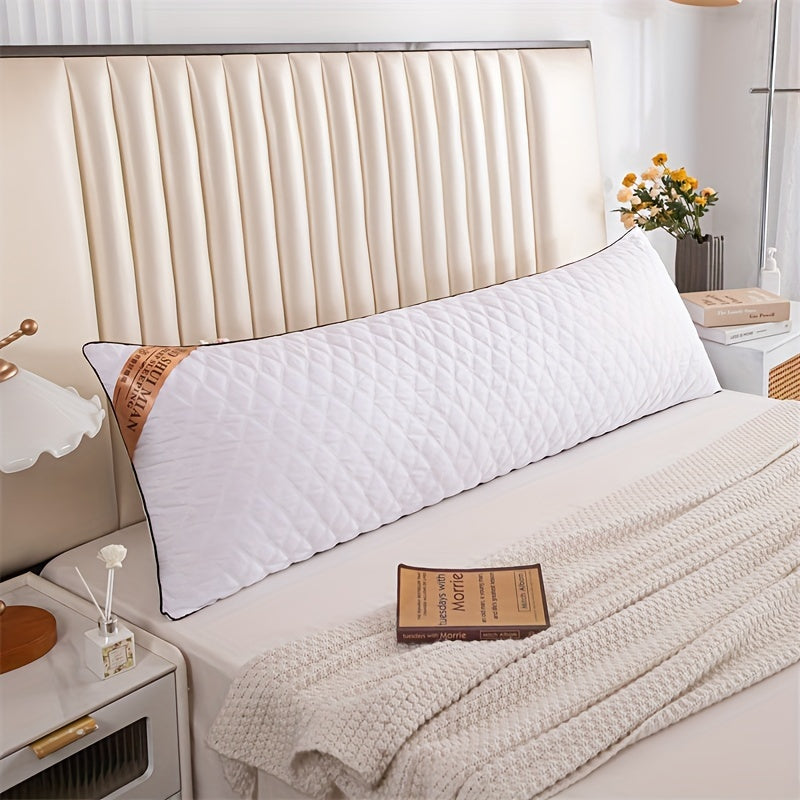 LuxurySoft - Ekstra Lang Hypoallergenisk Pute for Rygg- og Side-sovende, Myk og Pustende, Maskinvaskbar | Skanto