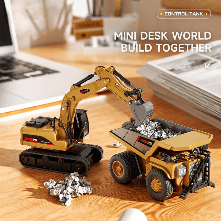 Skanto | BuildMaster Mini RC Set | Morsomme byggevogner for endeløse lekeeventyr