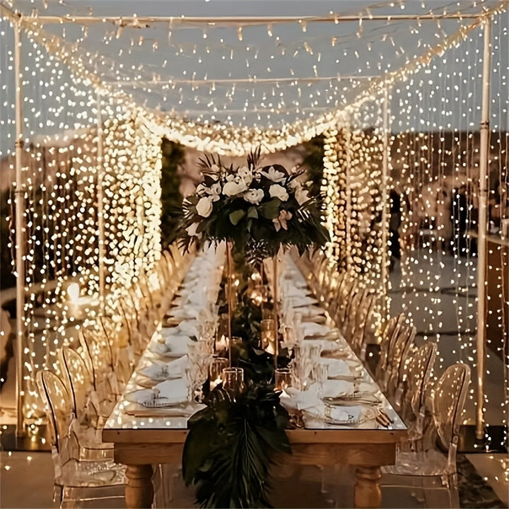 Skanto | Fairy Lights Curtain Varm Hvit LED USB Sett