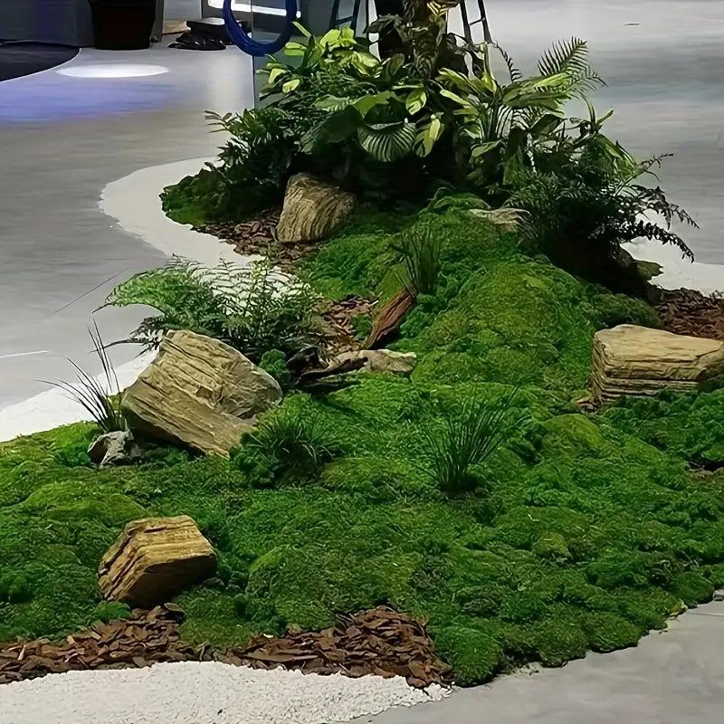 Skanto | Moss Dekorasjonselement – Moss Flak Ornament for Dekorasjon og Landskapspleie