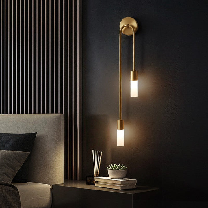 Skanto | Vegglampe Gull LED Moderne Sengelampe