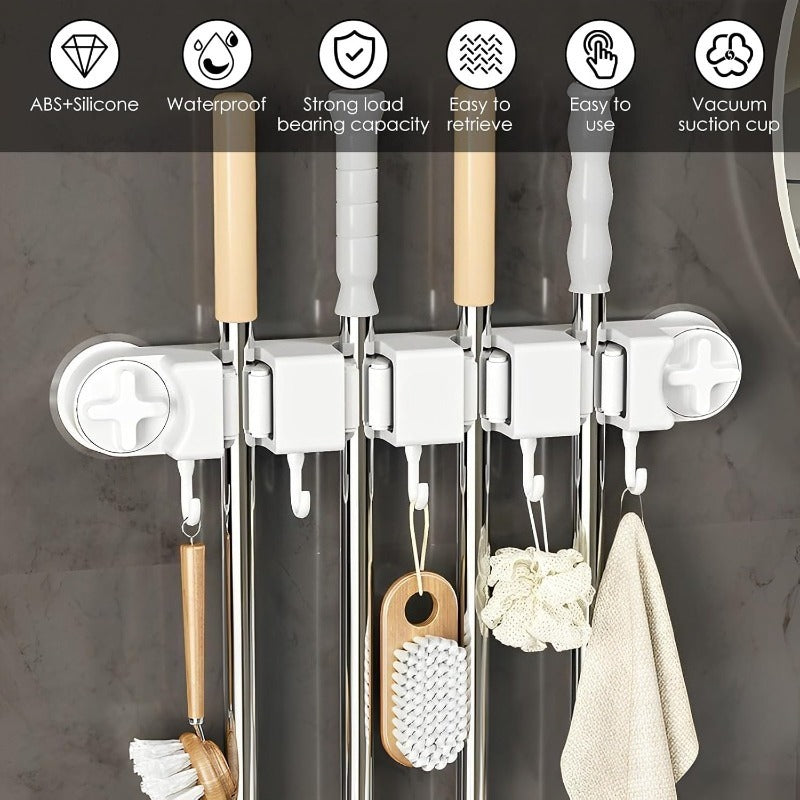 Vacuum Mop Holder Rack Skanto