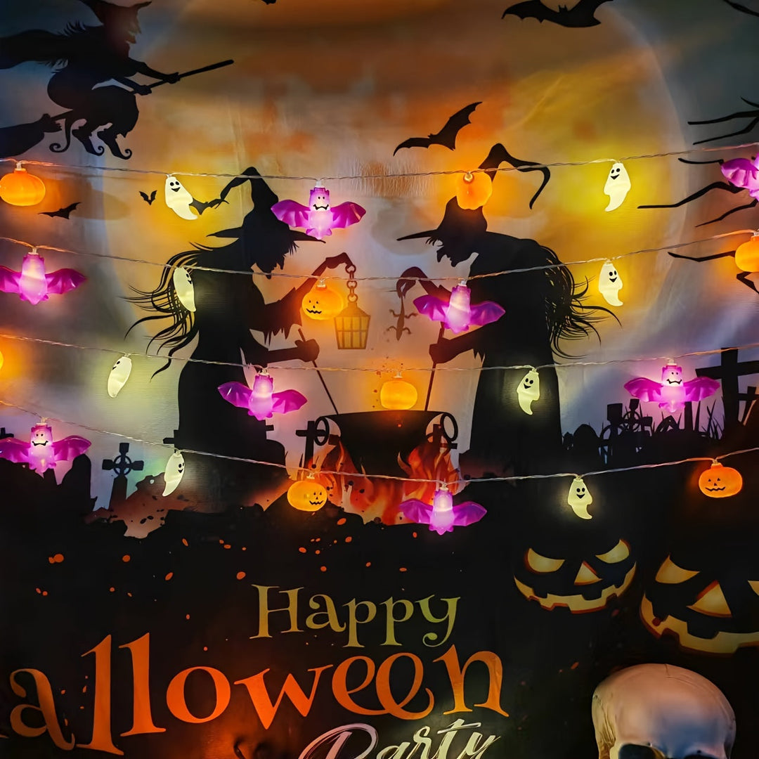 Skanto | Halloween Lys Batteridrevet Gresskar Lyskede