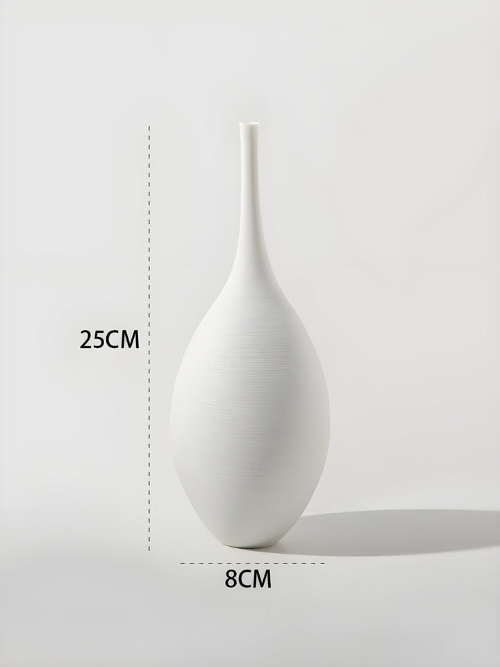 Skanto | Minimalistisk Håndlaget Keramisk Zen Vase