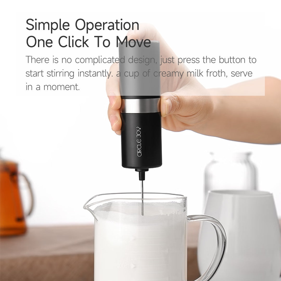 Elektrisk melkeskummer Mini skummer kaffemaskin bærbar blender | Skanto