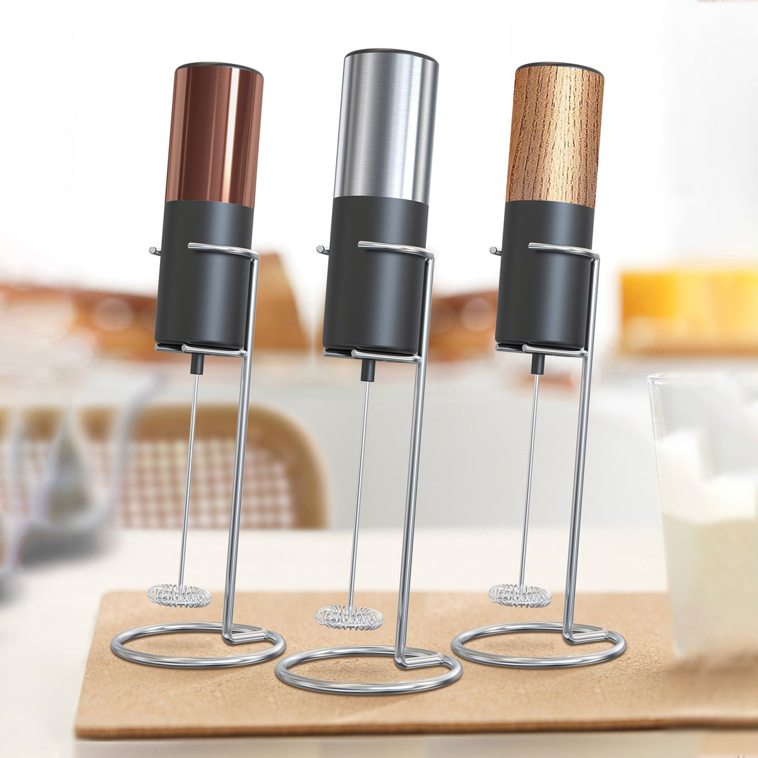 Elektrisk melkeskummer Mini skummer kaffemaskin bærbar blender | Skanto