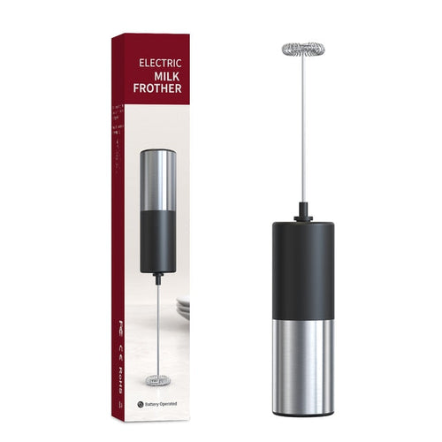 Elektrisk melkeskummer Mini skummer kaffemaskin bærbar blender | Skanto