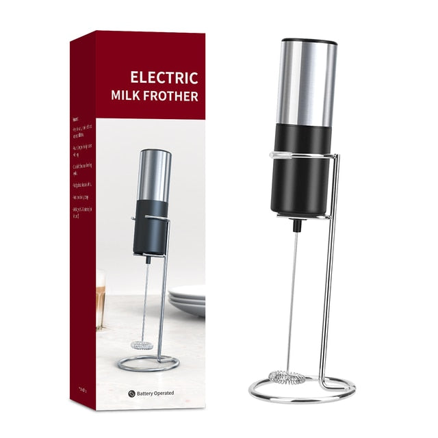 Elektrisk melkeskummer Mini skummer kaffemaskin bærbar blender | Skanto