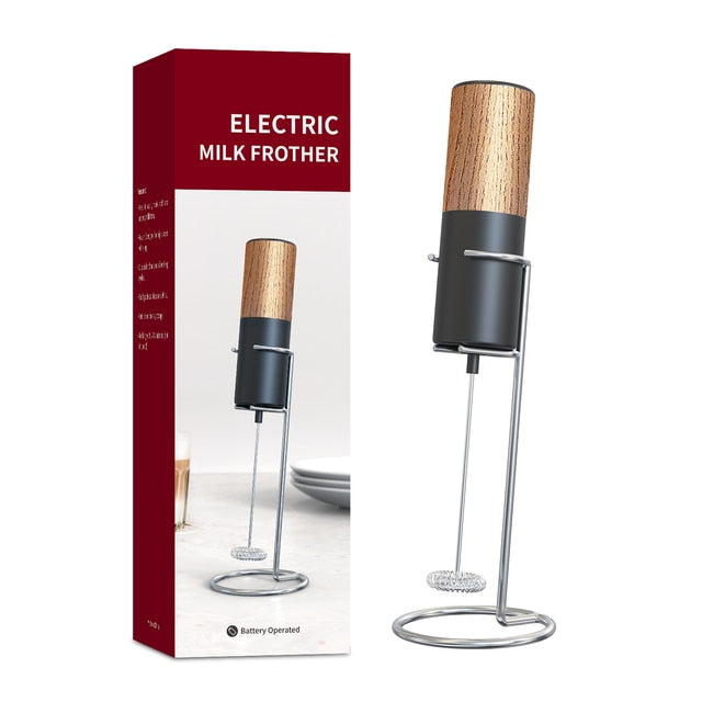 Elektrisk melkeskummer Mini skummer kaffemaskin bærbar blender | Skanto