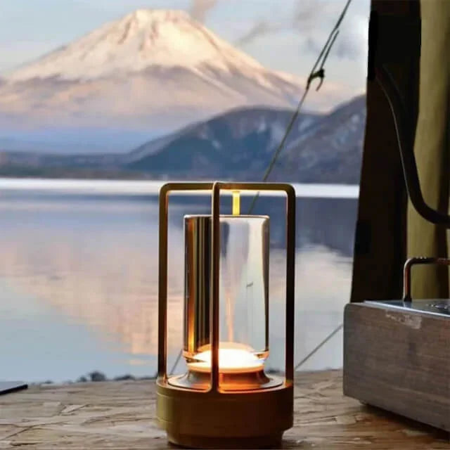Skanto | Bordlampe med krystallglass ambient lys