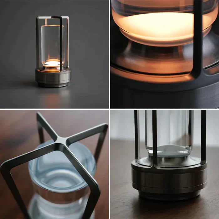 Skanto | Bordlampe med krystallglass ambient lys