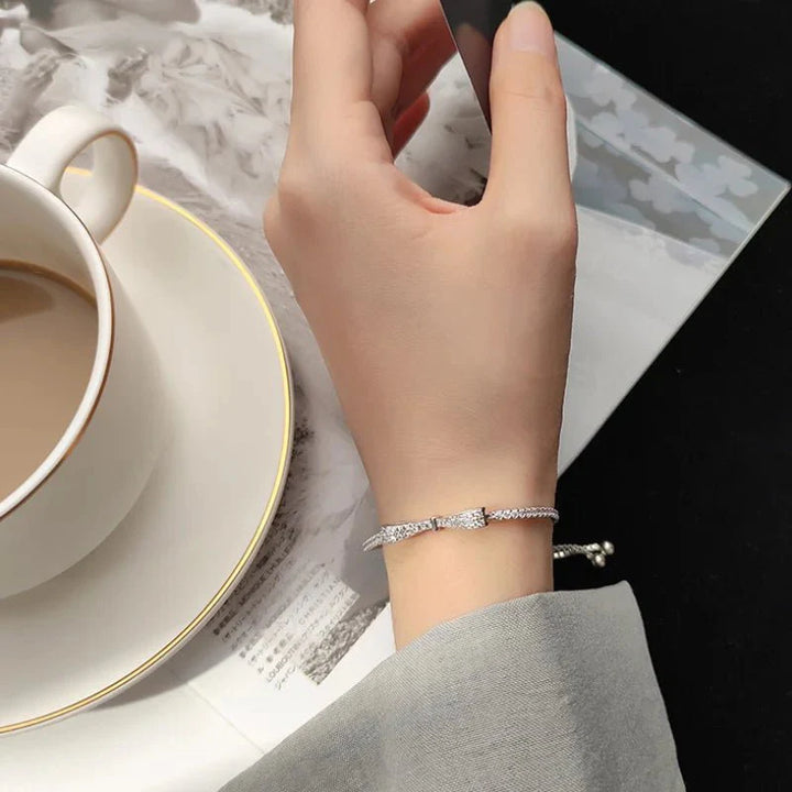 Skanto | Elegant Diamanthalo Armbånd