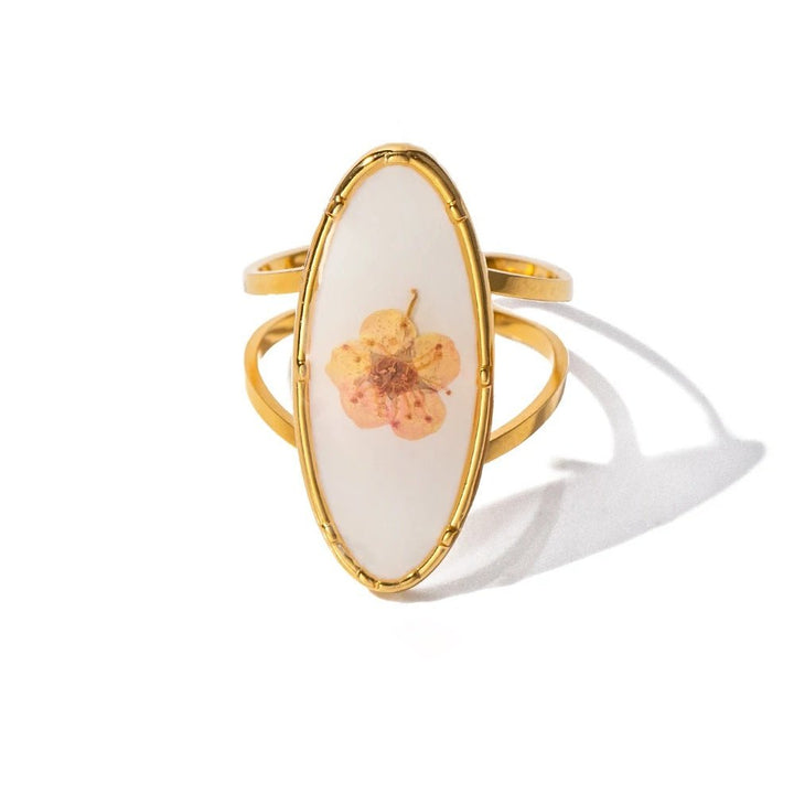 Skanto | Elegant Blomster Justerbare Ringer