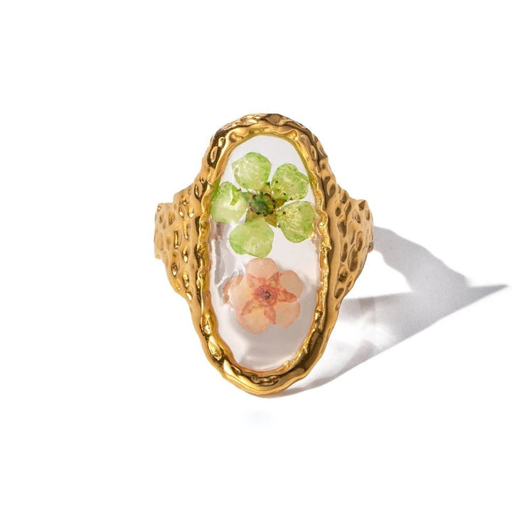 Skanto | Elegant Blomster Justerbare Ringer