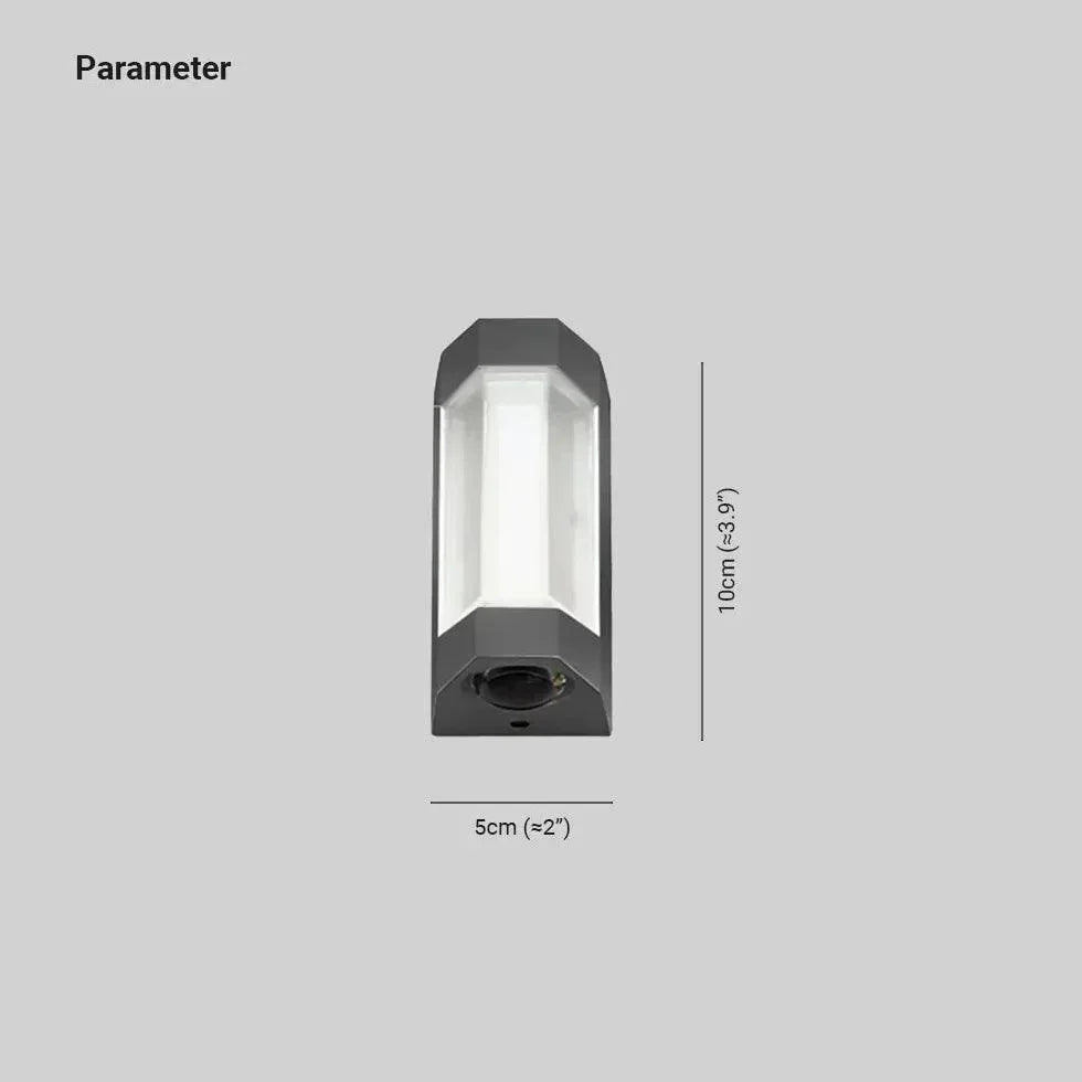 Skanto | Utendørs Vegglykt Vanntett Metall LED Lampe