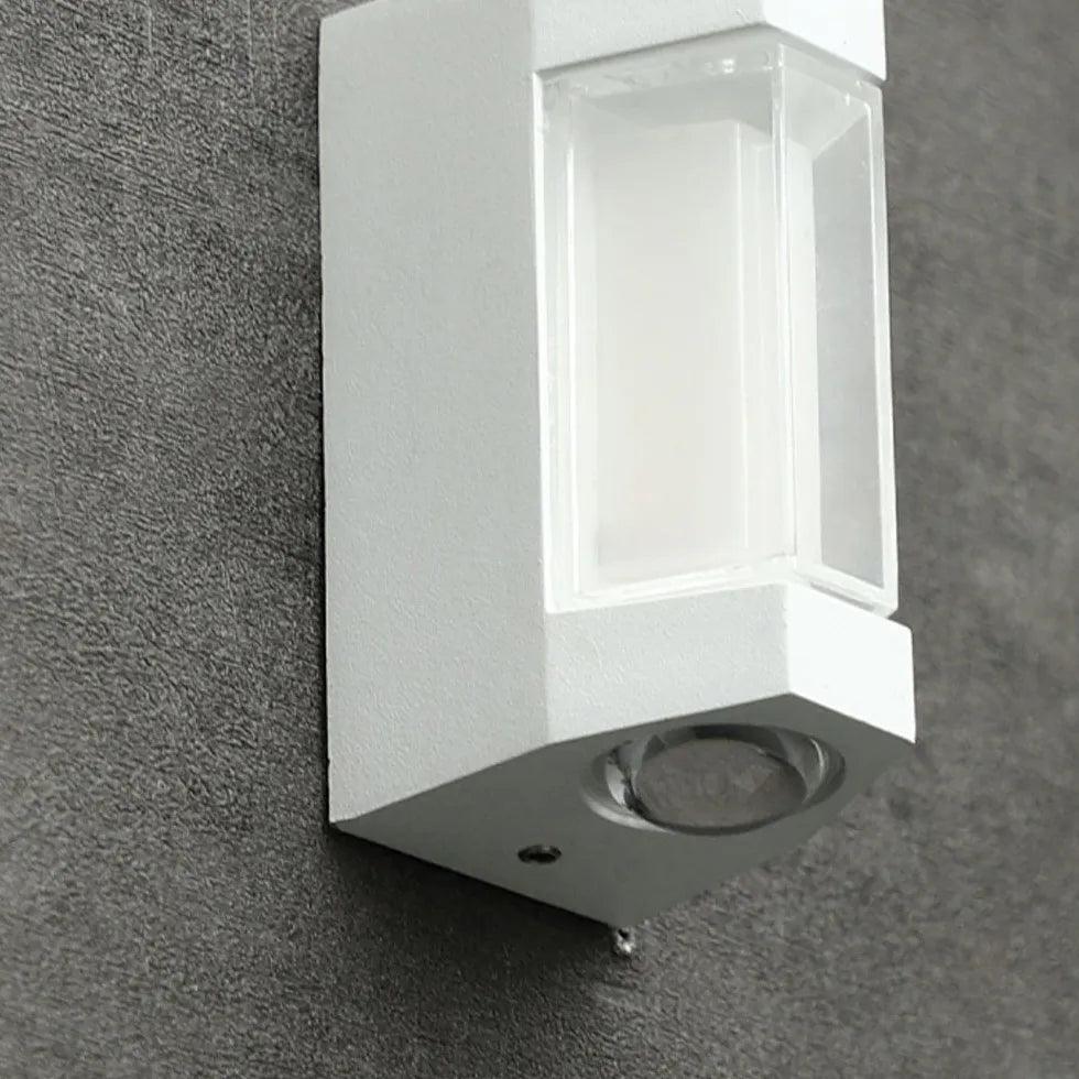 Wasserdichte LED-Außenwandleuchte fra Metall