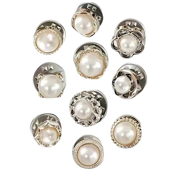 Elegante brocheknapper uten å sy