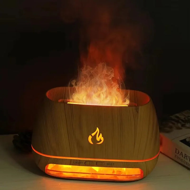 ZoutLicht Aroma Diffuser – Himalayasaltlampe med duftdispersjon og farge lys | Skanto