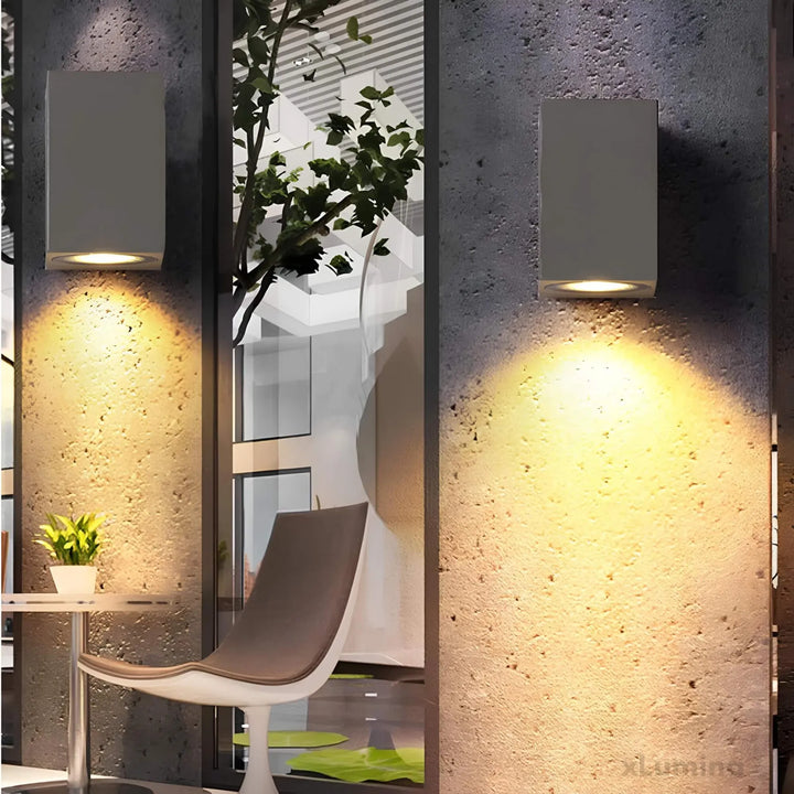 Premium utendørs vegglampe for hage og terrasse | Skanto