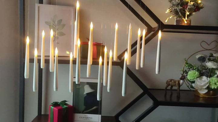 Skanto | LED Lykter Hengende Flammende Uten Flamme Sett