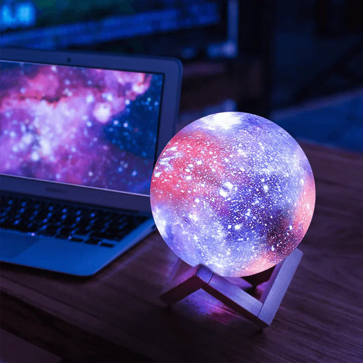 SterrenGlans Galaxy Lampe – LED Nattlys med Berøringskontroll | Skanto