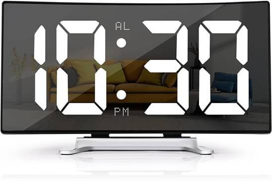 Vekkeklokke med LED-skjerm | Skanto