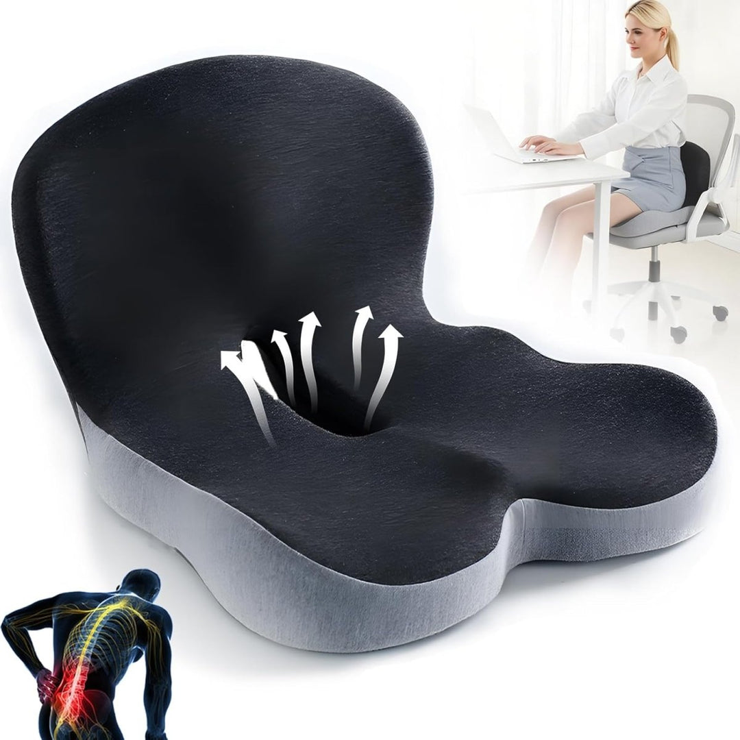 BODYFORM PAD – Ergonomisk Sitzkissen fra Memory-Schaum for täglichen Komfort
