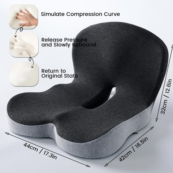 Skanto | BODYFORM PAD – Ergonomisk Minne Skum Setepute for Hverdagskomfort