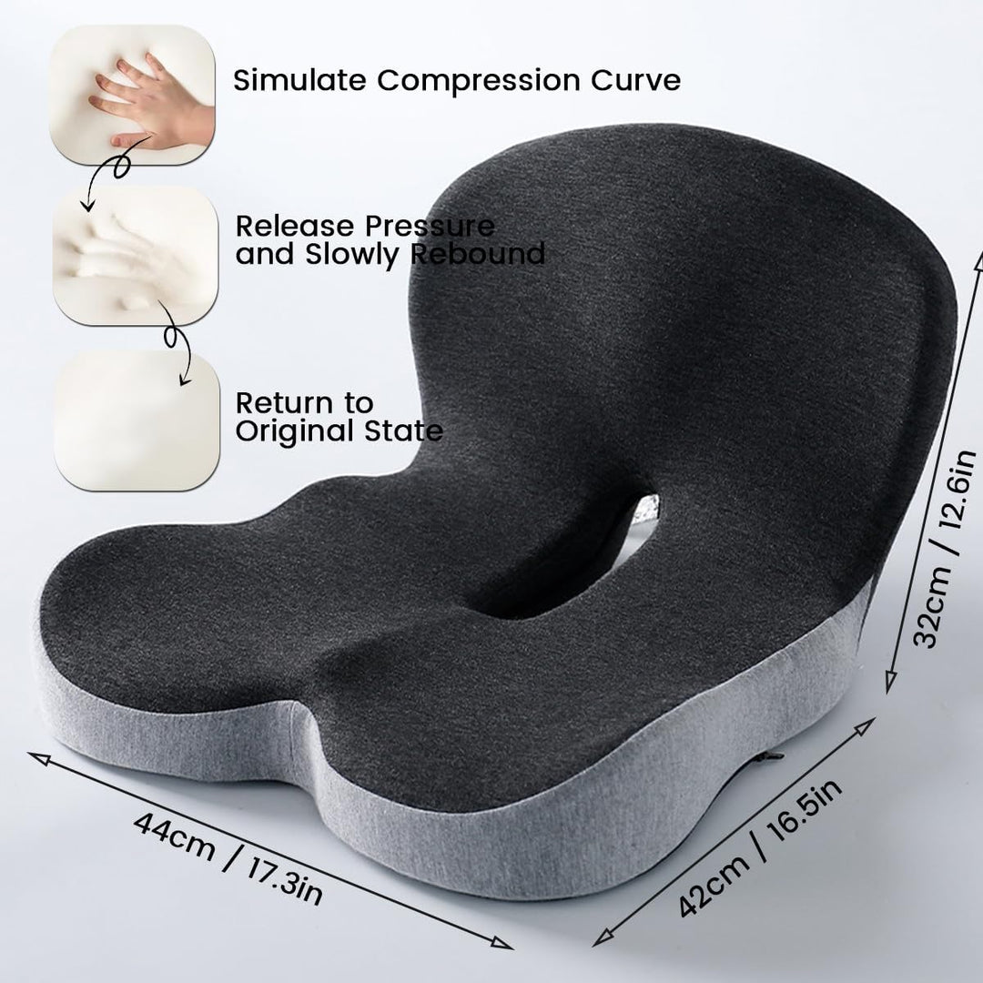BODYFORM PAD – Ergonomisk Sitzkissen fra Memory-Schaum for täglichen Komfort