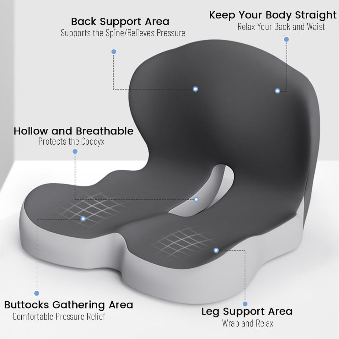 BODYFORM PAD – Ergonomisk Sitzkissen fra Memory-Schaum for täglichen Komfort