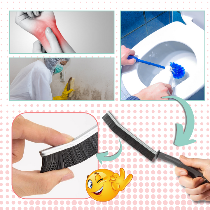 Ergonomisk, Myk Børste for Fugerengjøring