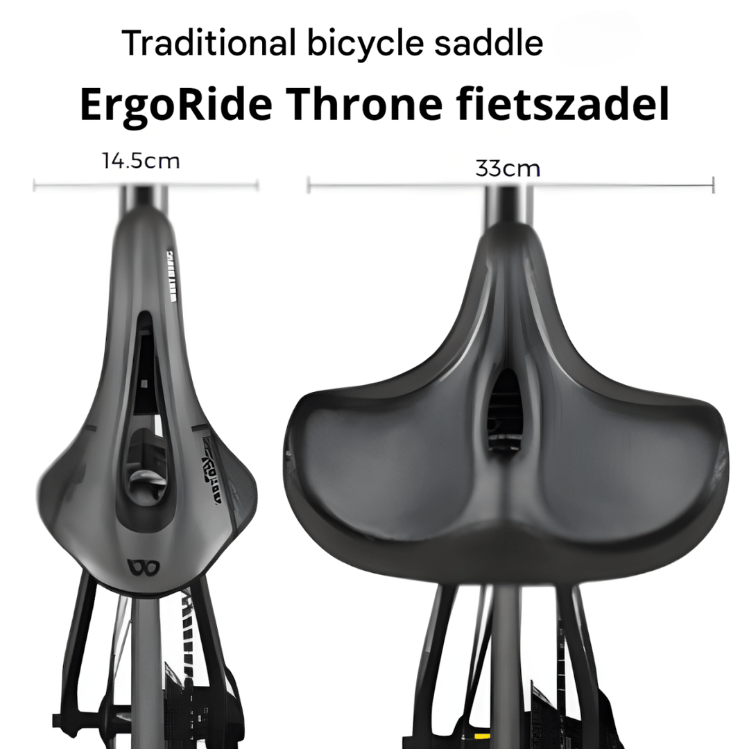 Skanto | Ergorid Thron Sykkelsete – Ergonomisk, Værbestandig Komfort for Menn & Kvinner