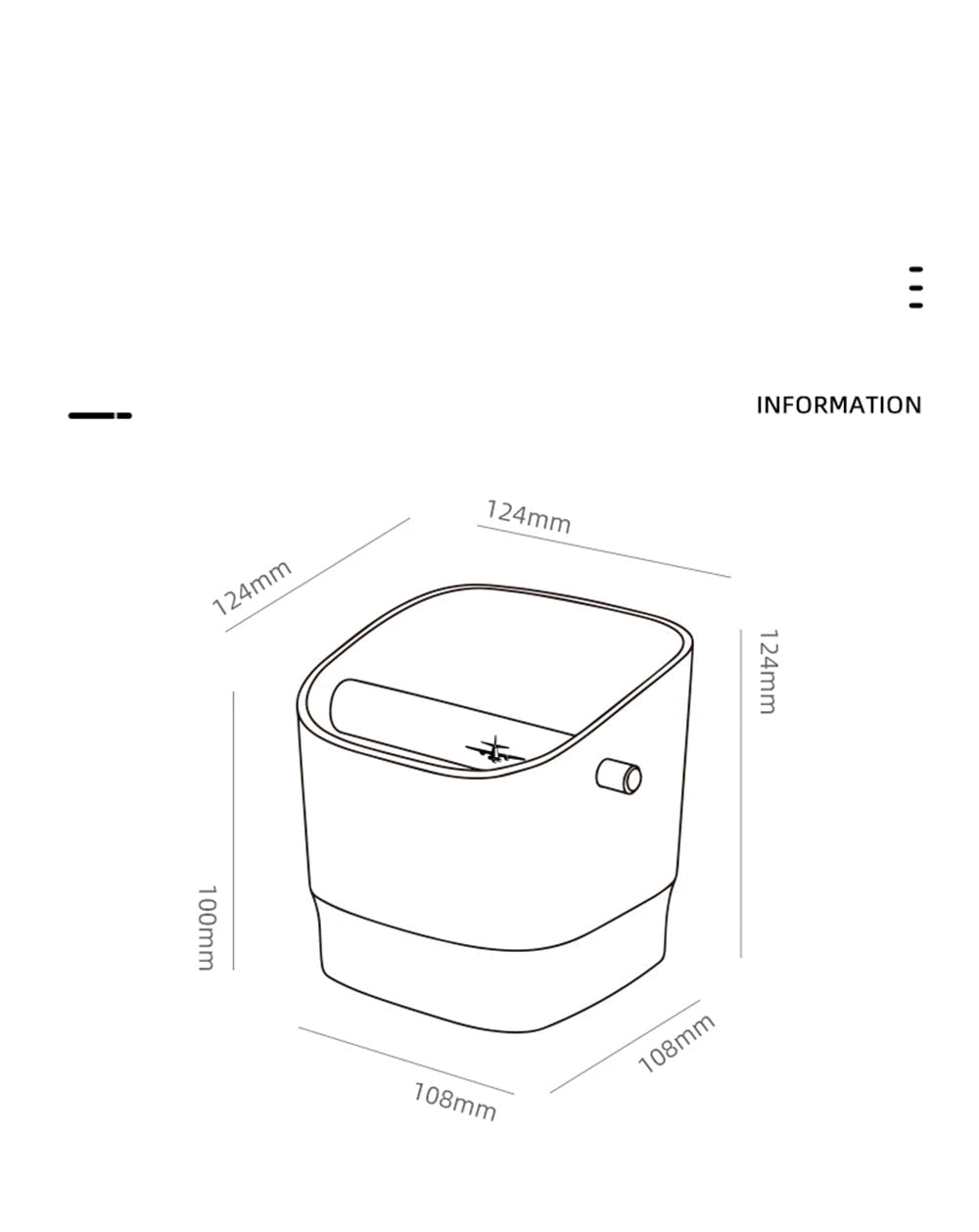 Espresso Kaffegryn Bucket Kaffe Knock Box Hjem Barista Knock Box Verktøy | Skanto