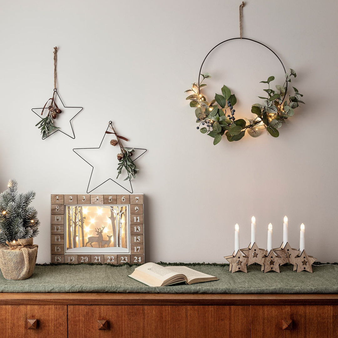 Skanto | Julekrans Eukalyptus LED Lys