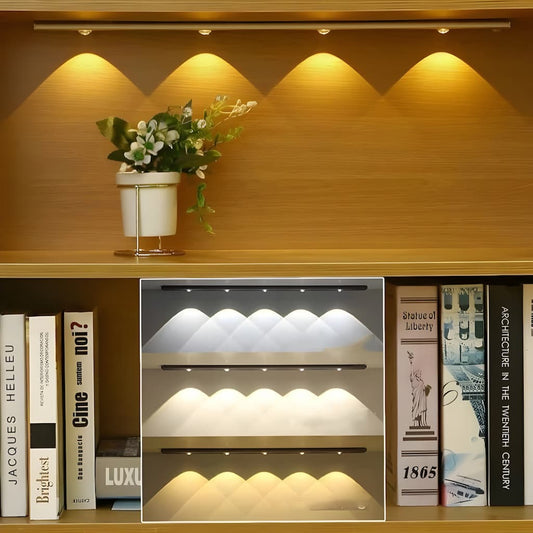 Norvo | Trådløs LED Lys med Bevegelsessensor – Oppladbar & Justerbar (3 Farger)